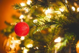 christmas-light-indoor-sparkling-red-ornament Plano Texas Photographer