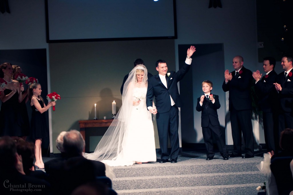 Waters Edge Church in Frisco Husband and wife complete ceremony