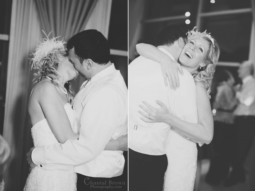 Wedding-Dallas-Westin-Park-Central-Hotel24 bride and groom laughing and kissing first wedding dance