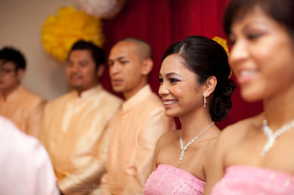 Cambodian Khmer bridemaids very happy bride and groom hair cut ceremony in Garland Cambodian Khmer bridemaids very happy bride and groom hair cut ceremony in Garland
