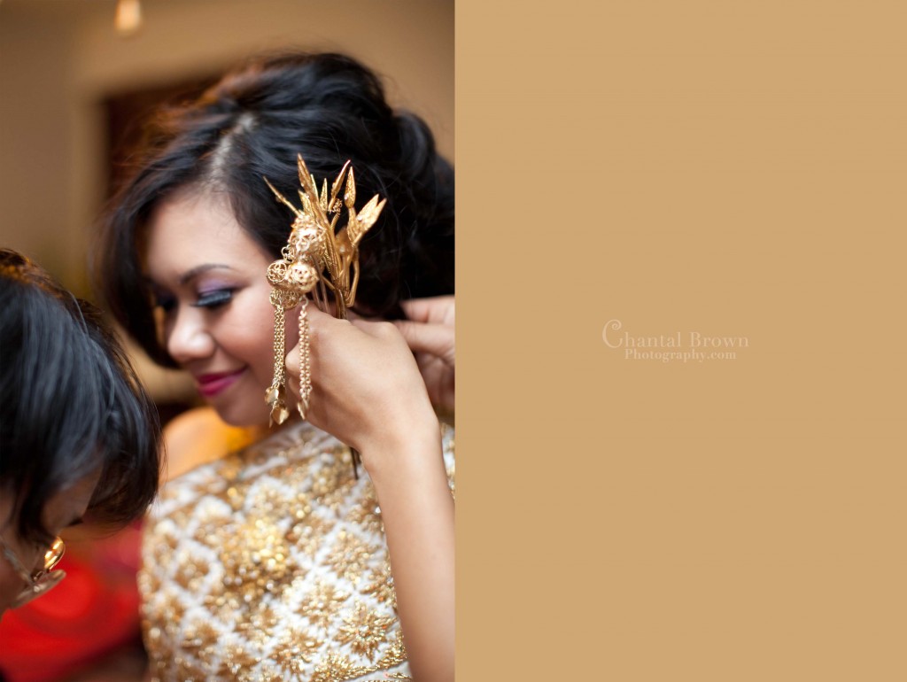 Cambodian Khmer bride wearing royal gold wedding gown Dallas Cambodian Khmer bride wearing royal gold wedding gown in Garland