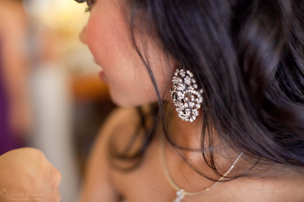 diamond wedding earrings at Fairmont hotel diamond wedding earrings at Fairmont hotel