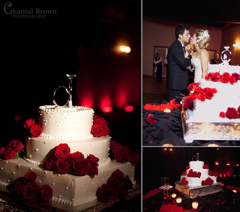 Gorgeous wedding cake at Southfork Ranch wedding in Parker TX