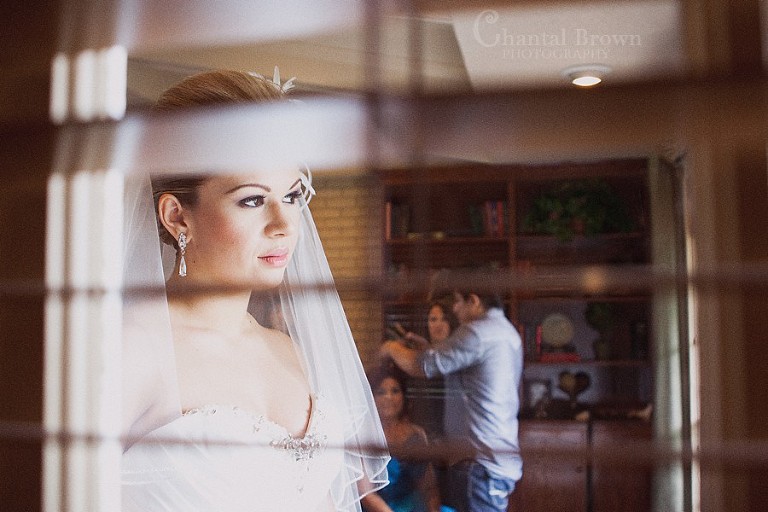 Bride getting ready at Southfork Ranch Wedding in Park Texas