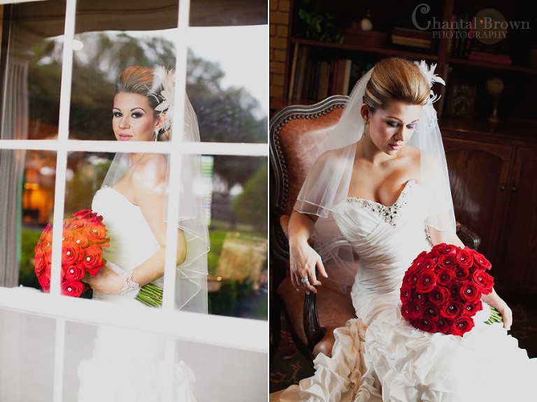 Bride portraits at Southfork Ranch wedding in Parker TX