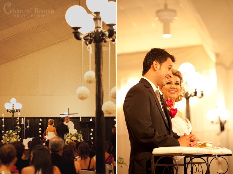 Ceremony at Southfork Ranch wedding in Parker TX