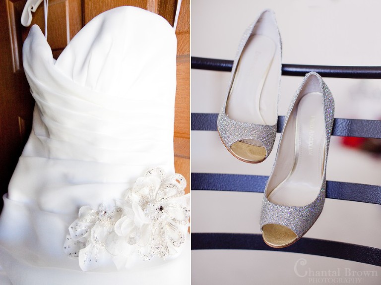 Dallas Ft Worth Cambodian Wedding dress and diamond sparkling shoes