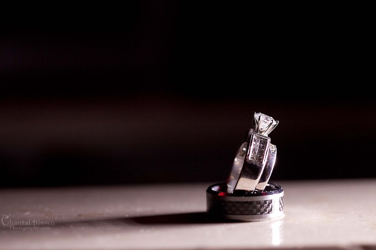 wedding ring shot using MicroPro LED Panel for lighting