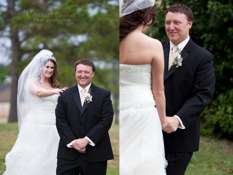 Wedding First Look Lawton Oklahoma