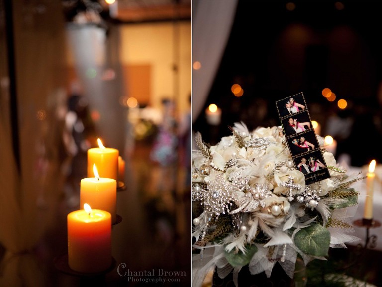 brooches wedding bouquet candle light Cameron University McMahon Lawton Oklahoma