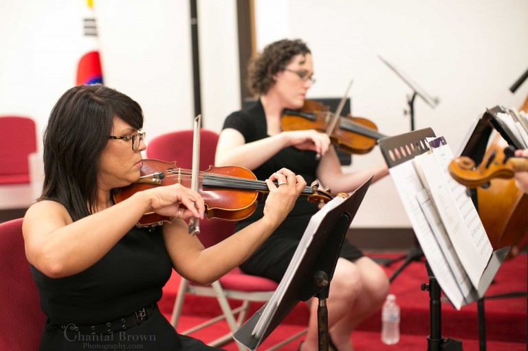 violin music wedding ceremony at New Light Methodist Church in Lawton Oklahoma