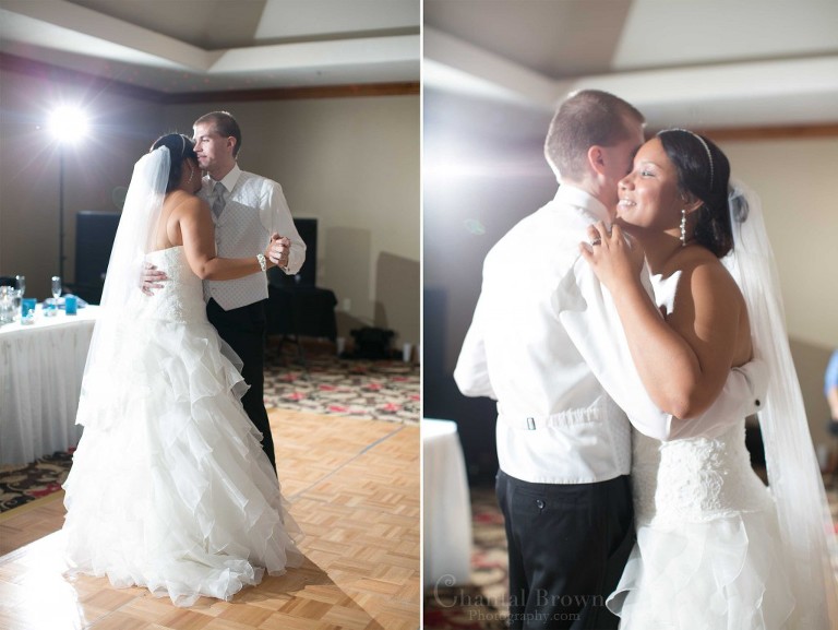 bride groom first dance Lawton Country Club Golf Course wedding Oklahoma