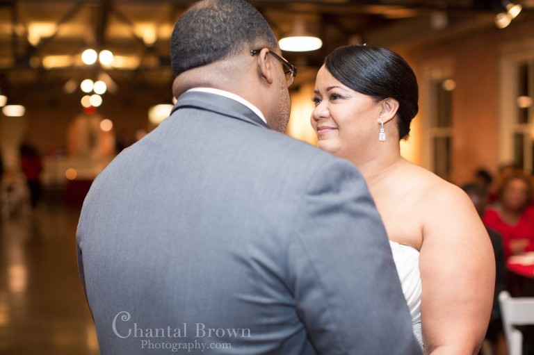 bride-groom-wedding-dance at Dallas Filter Building