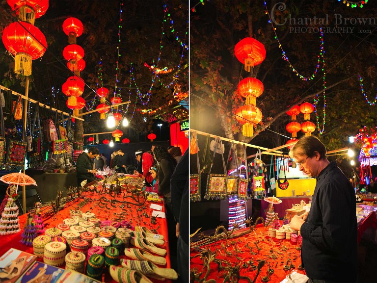 Dragon bamboo gifts Colorful lights at Chinese Lantern Festival in Dallas Fair Park Photographer