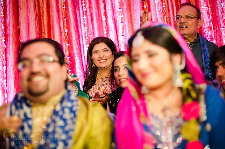 Beautiful Colorful Indian Wedding at El Dorado Country Club in McKinney Texas mother so happy smiling