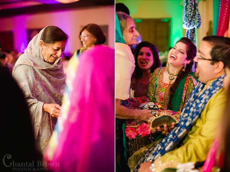 Indian Wedding at El Dorado Country Club in McKinney Texas family giving blessing