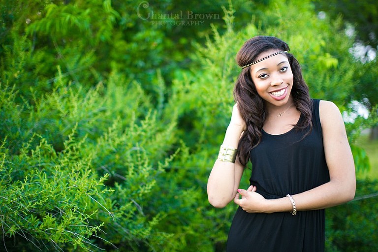 Dallas senior high school pictures at White Rock Lake in yellow flower fields