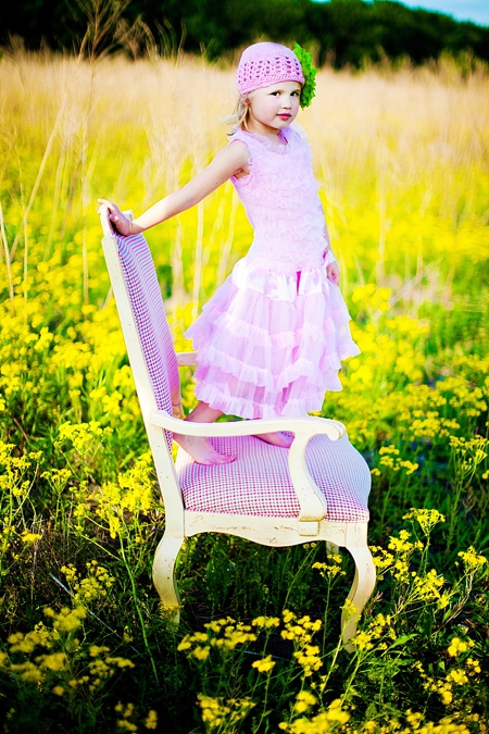 Dallas Children Portrait Photographer Plano Texas in yellow flower field