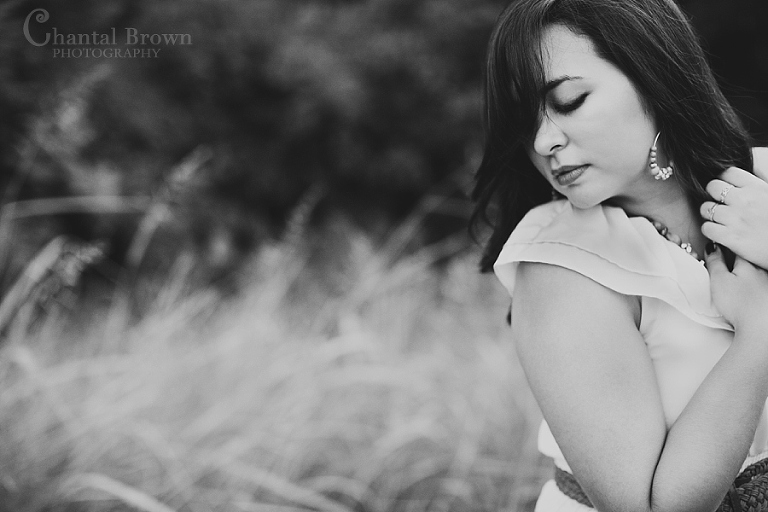 Stunning black and white high school senior portraits in Wylie Texas