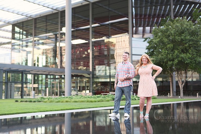 Downtown Dallas Engagement at att Opera Windspear Performing Art
