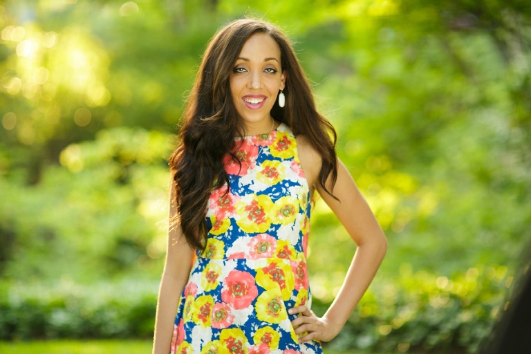 Baylor University college portraits wearing ModCloth clothing line at Dallas Highland Park