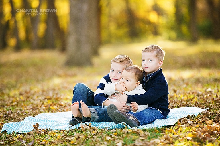 Gorgeous kids children fall session with stunning sunset light and yellow leaves by Chantal Brown Photography