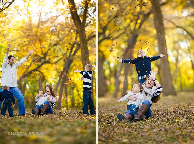 Dallas TX family portrait fall session by Chantal Brown Photography