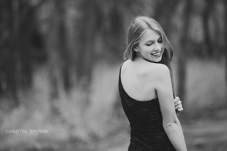 Gorgeous black and white portrait of Greenhill high in Addison TX taken by Chantal Brown.