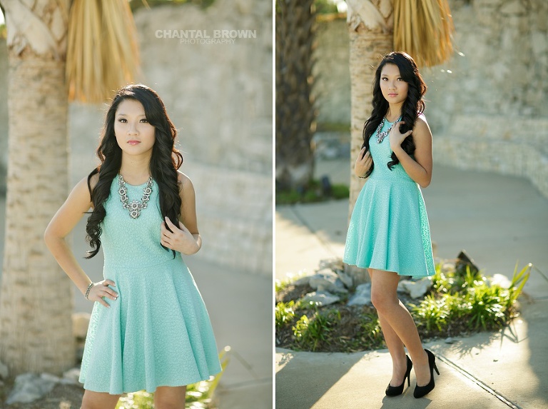 Stunning sunlight senior pictures taken at Adriatica Village in McKinney TX.